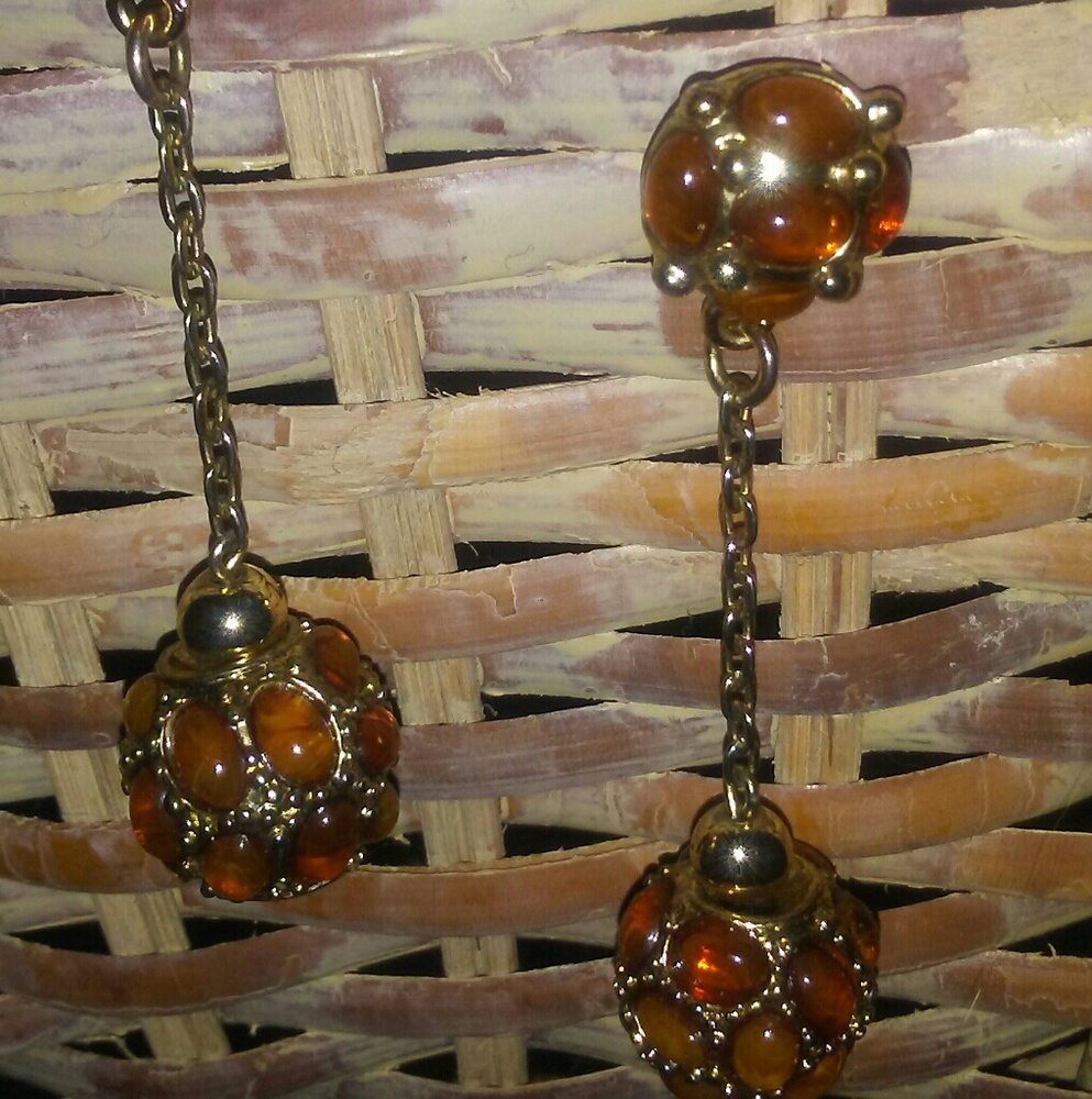 Vintage Kenneth Lane Ball drop Earrings